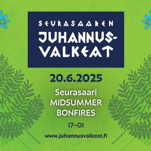 Seurasaaren juhannusvalkeat - juliste 2025