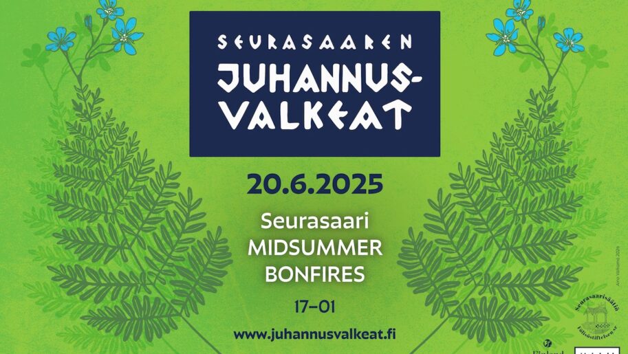 Seurasaaren juhannusvalkeat - juliste 2025