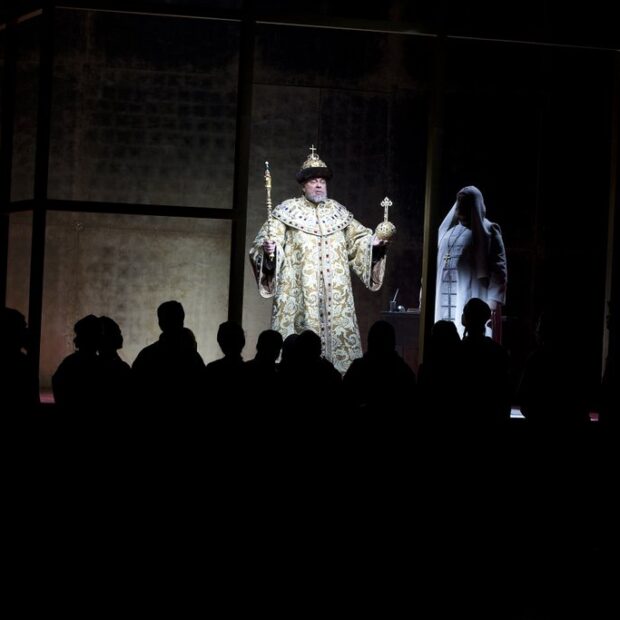 Savonlinnan Oopperajuhlat in picture Matti Salminen in Boris Godunov photo Soila Puurtinen